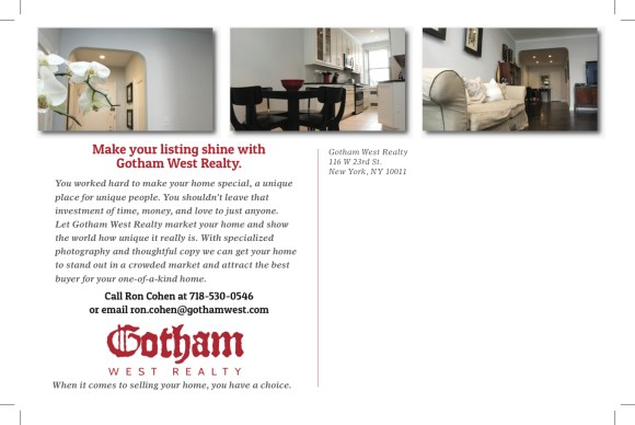 Gotham West Direct Mail General August 2013 FINAL01 reverse
